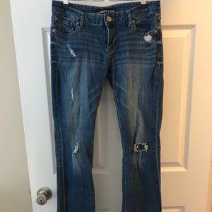 Express low rise jeans size 6
